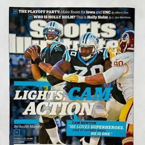 Sports Illustrated Magazine 11/30/2015 Cam Newton Cover With Label